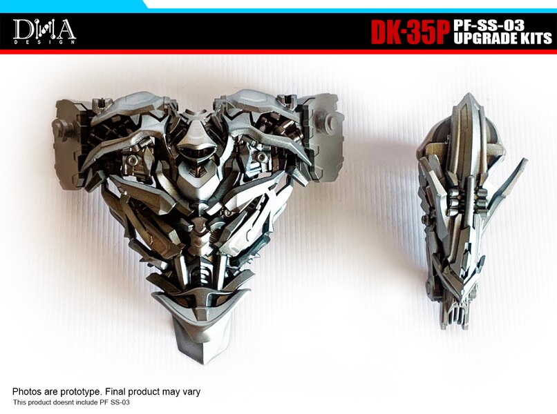 DNA Designs DK 35 Premium Finish SS 03 Megatron Upgrade Kit Image  (1 of 6)